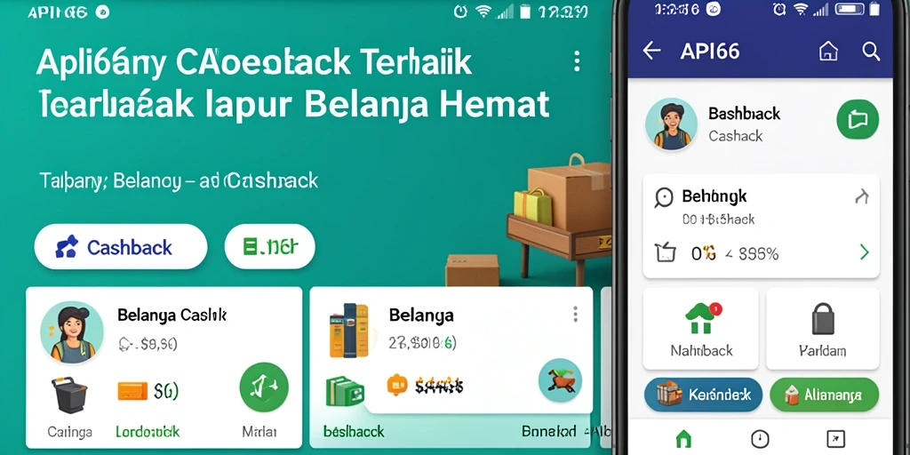 Antarmuka aplikasi API66 yang ramah pengguna untuk Cashback.