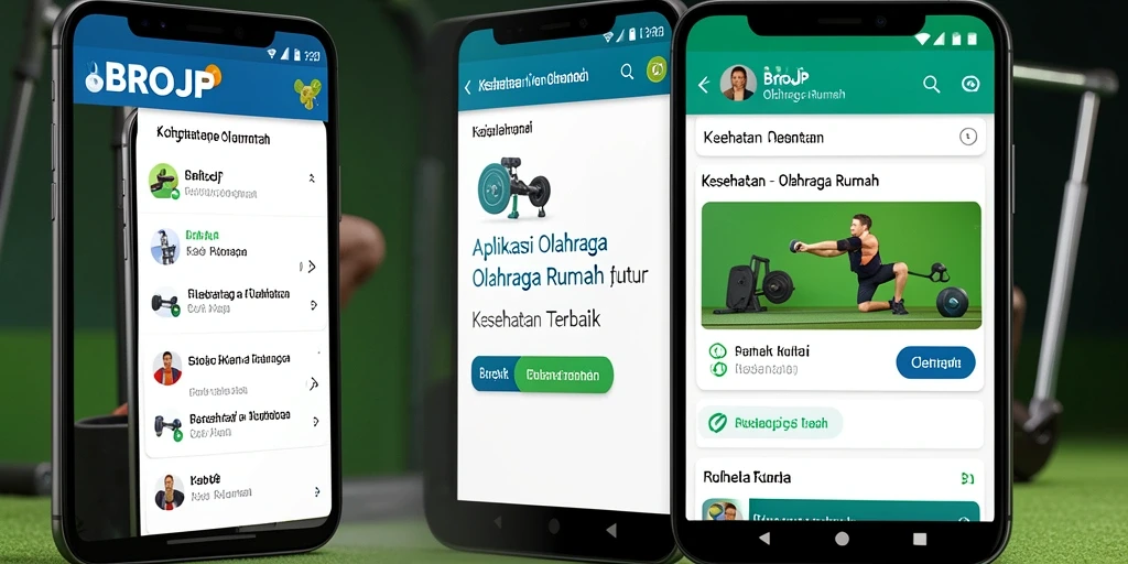 Tampilan antarmuka aplikasi BROJP yang menarik dan fungsional.