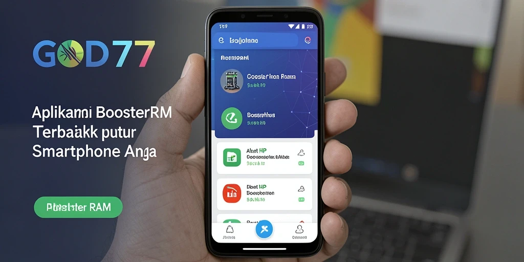 Tampilan antarmuka GOD77 yang sederhana dan fungsional.
