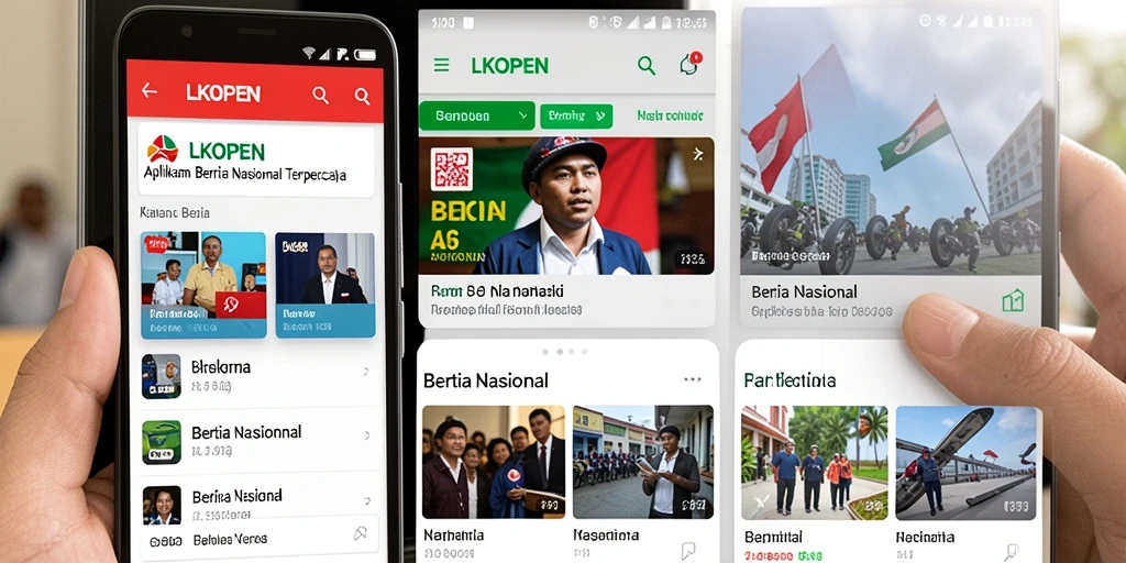Antarmuka LKOPEN yang menarik dengan berita terkini.